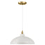 Astral - Single Light Pendant Lamp For Entrance Kitchen Island - Gold / White
