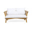 Patio Furniture Set, Outdoor Acacia Wood Patio Club Chair With Table