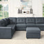 Isla - Fabric Sectional Sofa With Ottoman