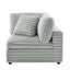 Jenny - Corner Accent Chair - Gray