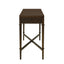 Fluted - 2 Drawer Storage Console Table - Brown