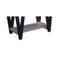 Rectangle Sofa Table With V Line Design - Gray