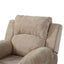 Upholstered Manual Recliner Chair With 3 Adjustable Backrest Positions