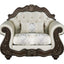 Pierce - Chair With Pillow - Beige / Cherry