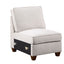Rene - Sectional Sofa With Ottoman - Beige