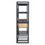 Open Style Wardrobe With Hanging Rails, Shelves And Drawers