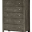 Transitional Elegant Storage Chest - Gray
