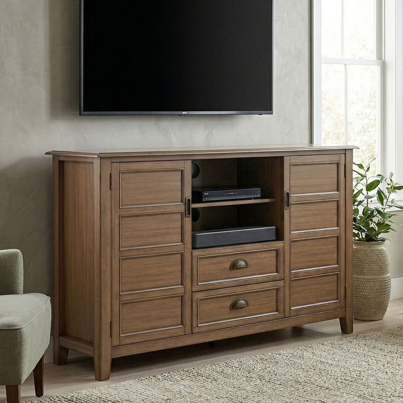 Burlington - Handcrafted Tall TV Media Stand