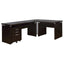 3 Drawer File Cabinetб Compact Office Storage For Home - Brown