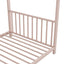 Metal House Platform Bed With Modern Design And Durable Frame