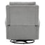 Manual Recliner Massage Chair With Swivel Rocker, 8 Massage Modes, Side Storage Pocket