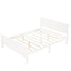 Platform Bed Frame Mattress Foundation Sleigh Bed With Headboard / Footboard / Wood Slat Suppor