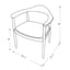 Kelly - Mid-Century Modern Dining Chair