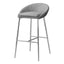 Bar Stool, Bar Height, Contemporary & Modern (Set of 2) - Gray