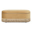 Melinda - Oval Tufted Bullion Fringe Storage Bench