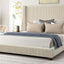 Upholstered Bed, Space-Saving Design