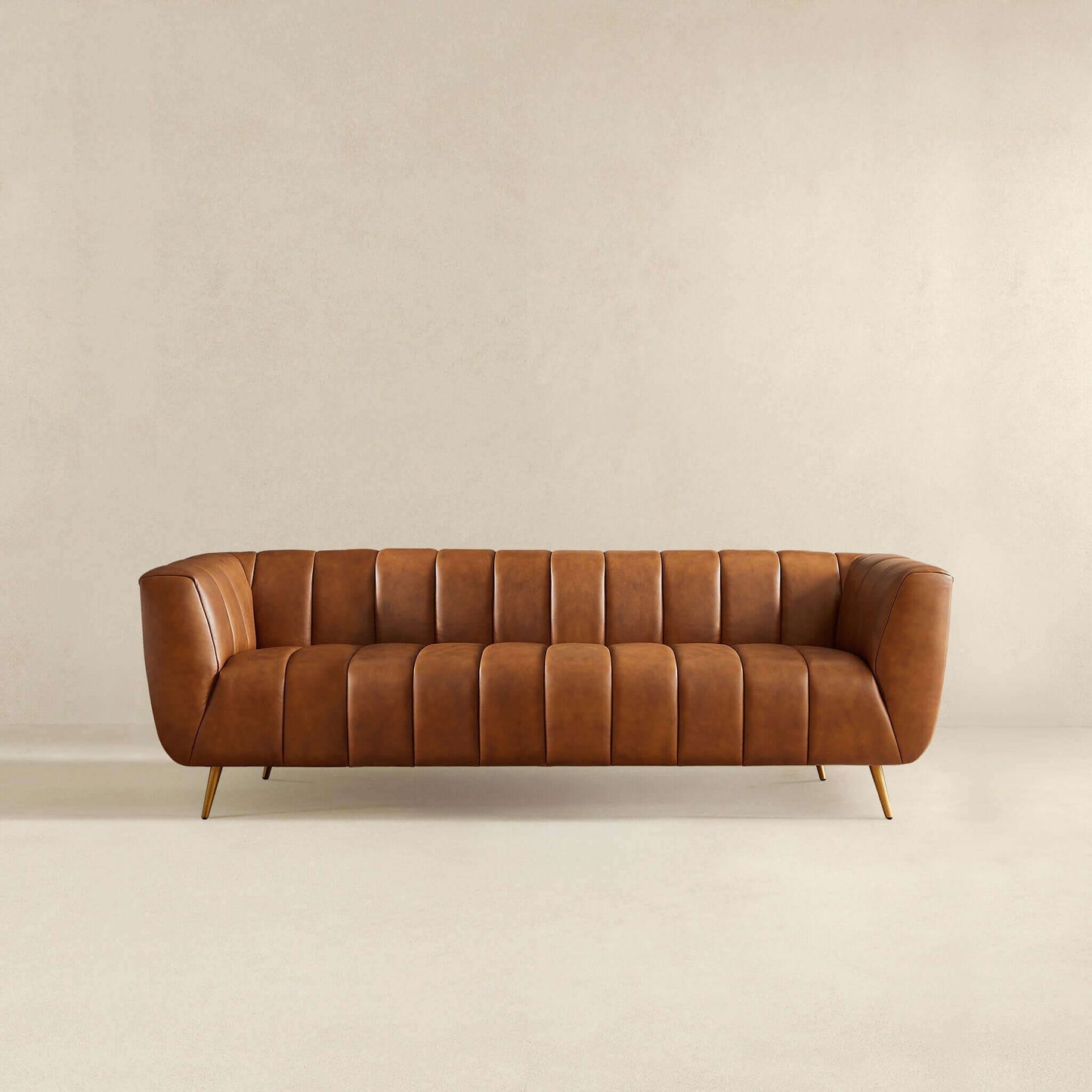 Ava - Sofa - Gold / Tan