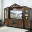 Latisha - Entertainment Center - Antique Oak