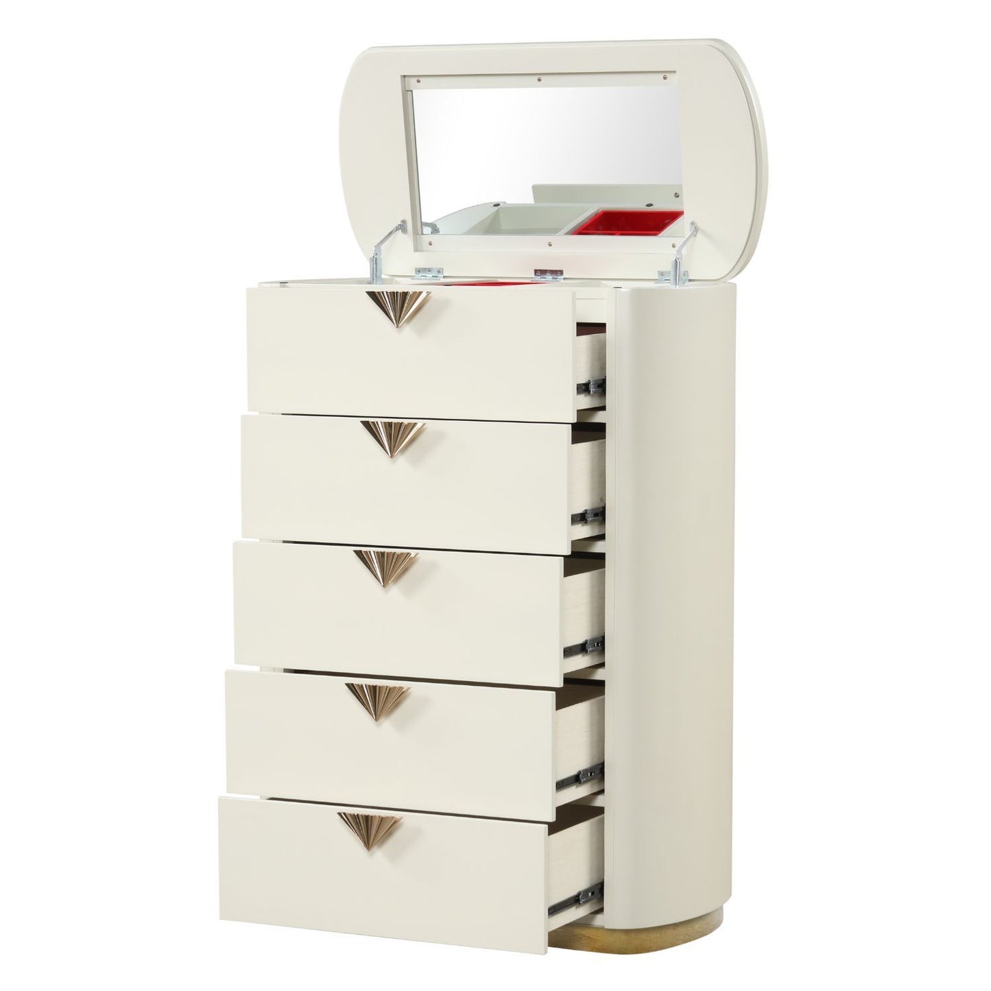 La Pierre - 5 Drawer Chest - Beige