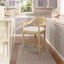 Americana - Mid-Century Modern Cane Back Counter Stool