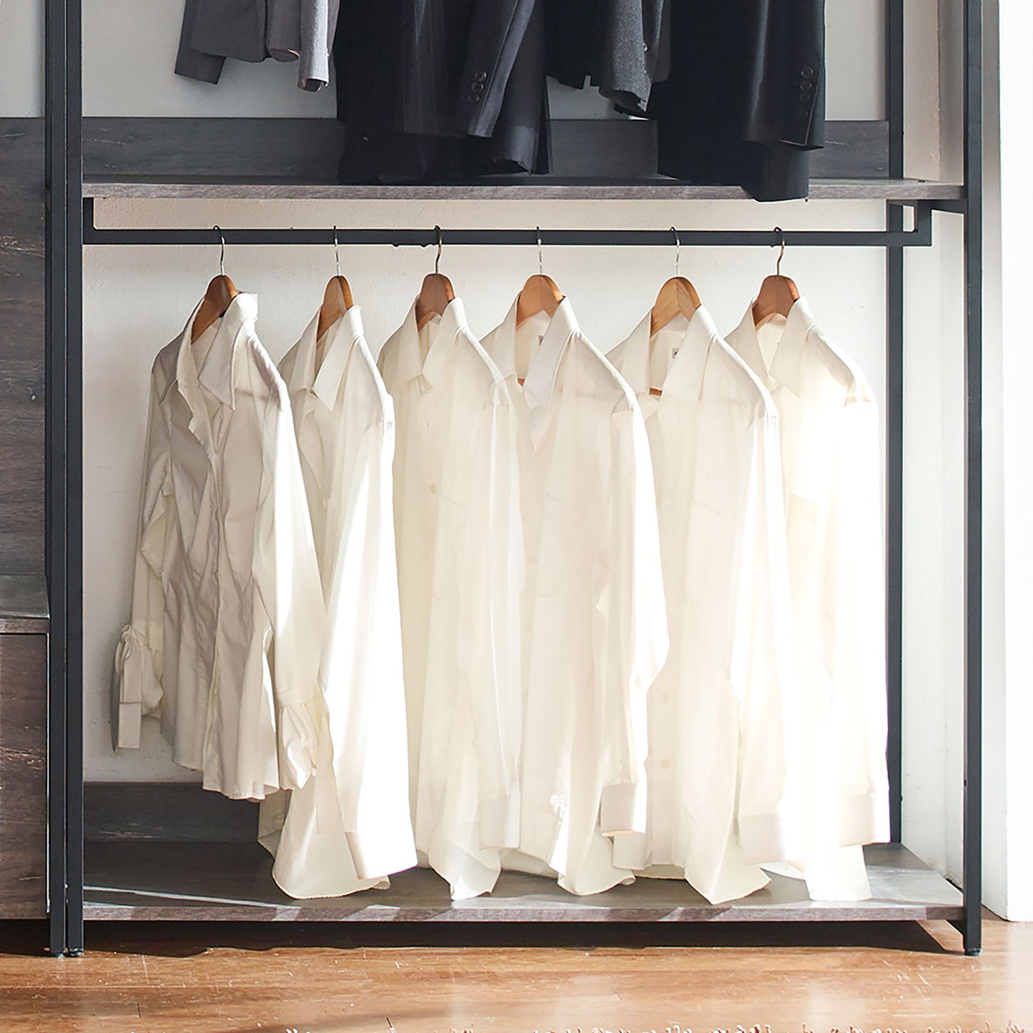 Monica - Walk-In Closet System & Modular Design - Rustic