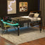 Gaming - Full Size Loft Bed With Desk, LED - Black