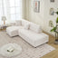 Jessica - Lamb Wool Sectional Sofa With Chaise, Versatile Configuration
