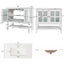 Bathroom Vanity With Ceramic Sink, Adjustable & Open Shelf