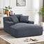 Cloudline - Oversized Chaise Lounge, Modern Comfy Couch With Full Foam Cushioning, Cozy Sleeper Sofabed