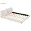 Upholstered Platform Bed, Grounded Bed With Solid Frame