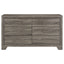 Funston - 6 Drawer Dresser Cabinet - Brown Oak