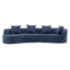 Elegant Curved Sectional Sofa With Full Foam Comfort