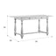 Gathering Height Table - Gray