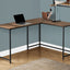 Computer Desk Home Office, Corner, L Shape, Laptop, Contemporary & Modern