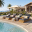 Chaise Lounge Set With 4 Fold Cushion And Built In Headrest