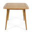Modern Indoor Square Acacia Wood Dining Table With Toothpick Leg Design