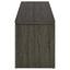 2 Drawer TV Console With Floating Top - Gray