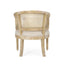 Curved Backrest Accent Chair
