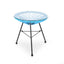 Nusa - Modern Rattan Side Table With Tempered Glass Top