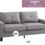 Modern Sofa With Elegance - Gray