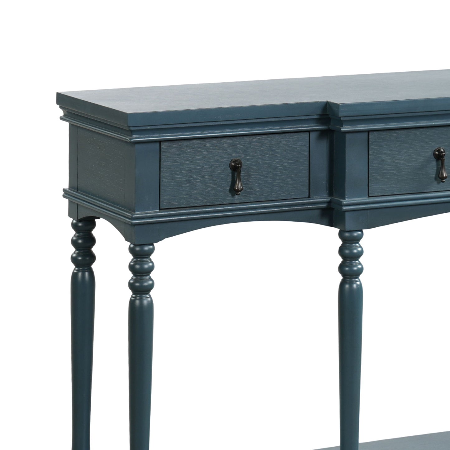 Retro Console Table With 3 Soft Close Drawers