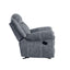 Zubaida - Two Tone Recliner Sofa With USB Port Drop Down Table