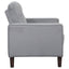 Harvey - Upholstered Tufted Accent Chair - Gray