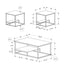 Table Set, Coffee, End, Side, Accent, Living Room, Contemporary & Modern (Set of 3)