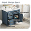 Bathroom Vanity With Sink, 1 Tip Out Drawer, 3 Side Drawers, Adjustable Shelf