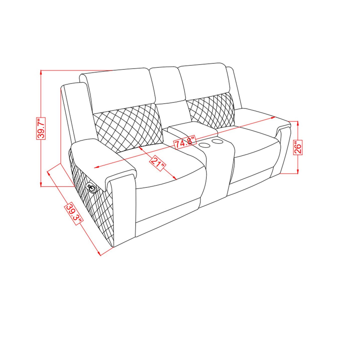 Alicia - Traditional Reclining Set