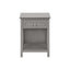 Accent End Table, 2 Tier, Storage Drawer, Transitional Style