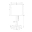 Lighting, Table Lamp, USB Port Included, Nickel, Contemporary (Set of 2)