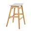 Modern Bar Stool Set With Upholstered Seating