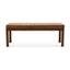Austin - Bench With Lines - Antique Brown / Brown / Rustic / Tan